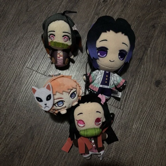 Demon Slayer Plush Keychains Set - Picture 2 of 3